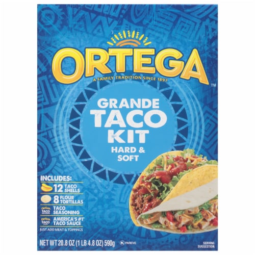 Ortega Hard & Soft Grande Taco Kit Perspective: back