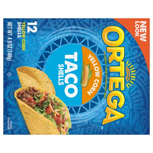 Ortega Yellow Corn Taco Shells Perspective: back