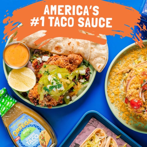 Ortega Mild Green Taco Sauce Perspective: back