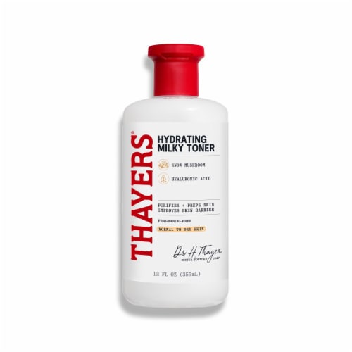 Thayers Natural Remedies Hydrating Milky Toner with Snow Mushroom + Hyaluronic Acid Perspective: back