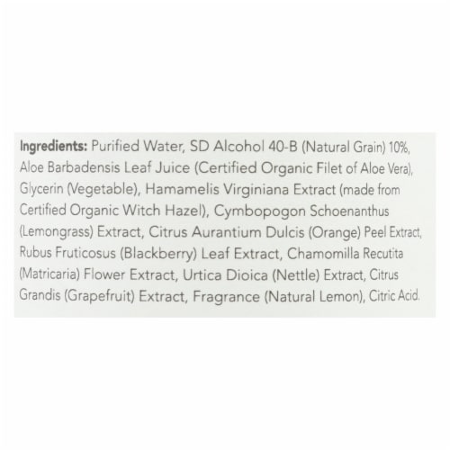 Thayers Lemon Witch Hazel Perspective: back