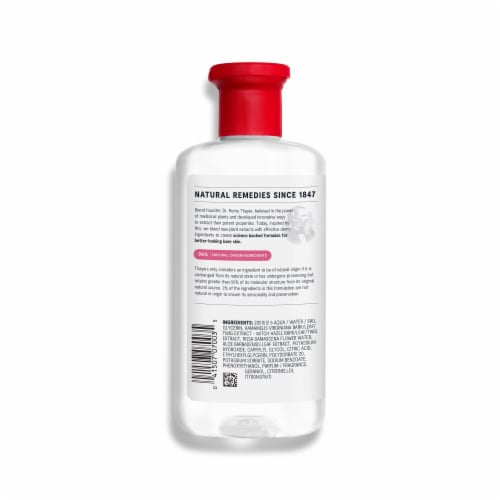 Thayers Natural Remedies Witch Hazel Toner Alcohol Free with Rose Petal Perspective: back