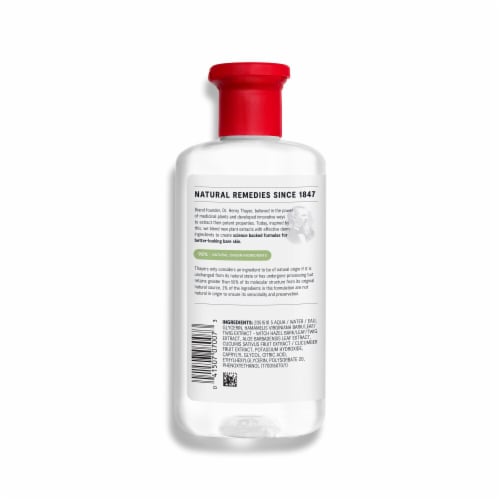 Thayers Natural Remedies Witch Hazel Toner Alcohol Free with Cucumber Perspective: back