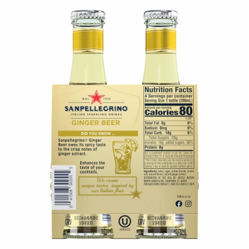 S. Pellegrino Ginger Beer Perspective: back