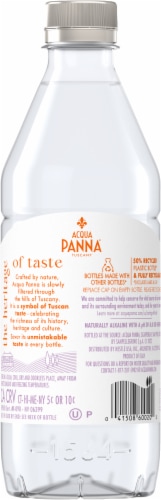Acqua Panna Natural Spring Water Perspective: back