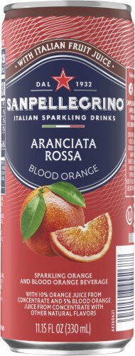 San Pellegrino® Aranciata Rossa Blood Orange Sparkling Water Perspective: back