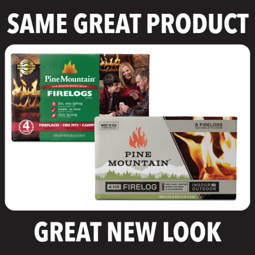 Pine Mountain® 4-Hour Firelogs Perspective: back