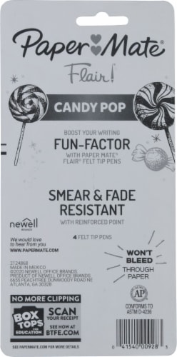 Paper Mate® Flair Candy Pop Medium Point Pens Perspective: back