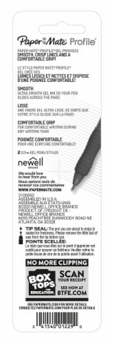 Paper Mate® Profile® Blue 0.7mm Gel Pens Perspective: back