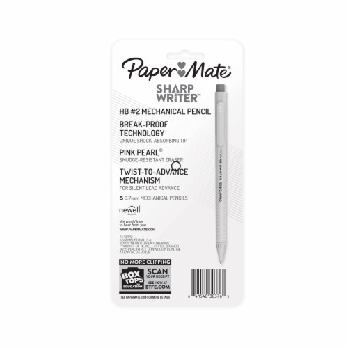 Paper Mate® SharpWriter™ 0.7mm Mechanical Pencil Perspective: back
