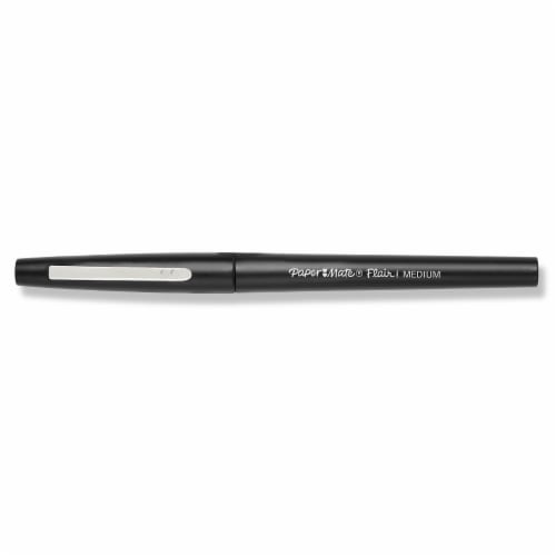 Paper Mate Flair Olive Green Felt Tip Pen Medium, Point Guard