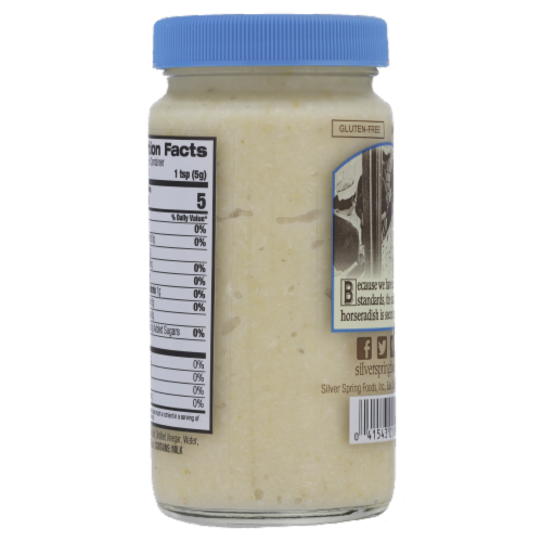 Silver Spring® Fine Cut Cream Style Horseradish Perspective: back