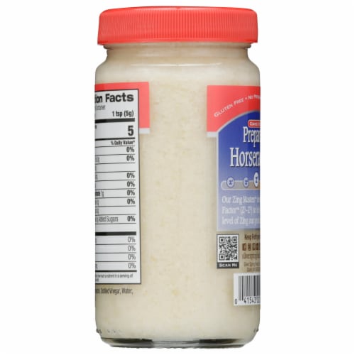 Silver Spring® Coarse Cut Prepared Horseradish Perspective: back