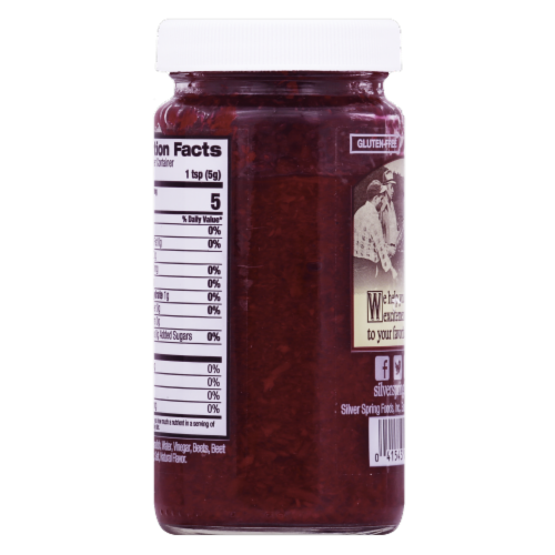 Silver Spring® Traditional Beet Horseradish Perspective: back