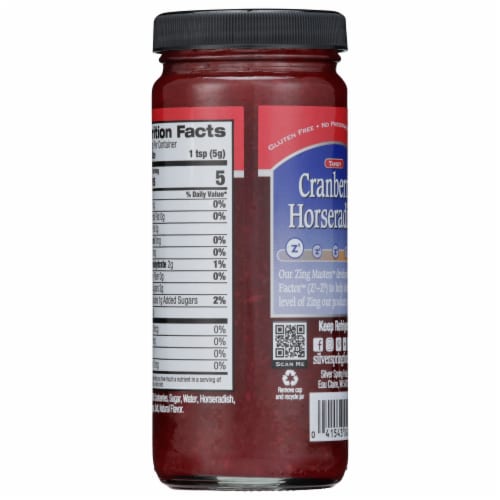 Silver Spring® Cranberry Horseradish Perspective: back