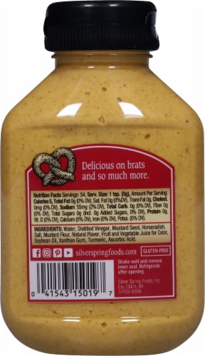 Silver Spring® Beer'n Brat® Horseradish Mustard Perspective: back