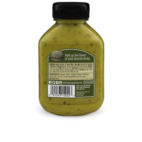 Silver Spring® Spicy Jalapeno Mustard Perspective: back