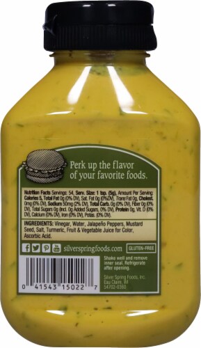 Silver Spring® Spicy Jalapeno Mustard Perspective: back