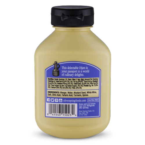 Silver Spring® Dijon Mustard Perspective: back