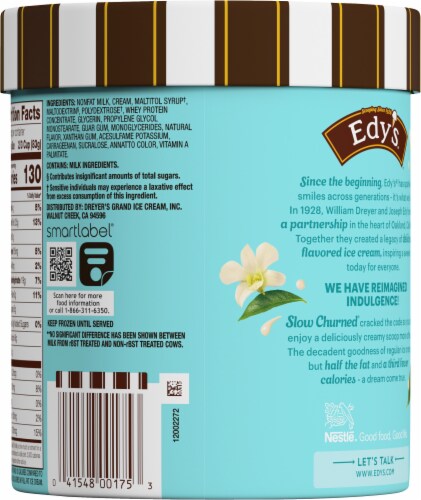 Dreyer's/Edy's™ Slow Churned Sugar Free Vanilla Light Ice Cream Perspective: back