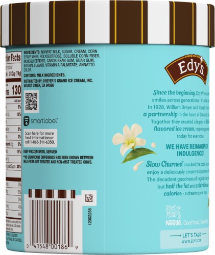 Dreyer's/Edy's™ Slow Churned Classic Vanilla Light Ice Cream Tub Perspective: back