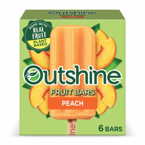 Outshine® Peach Fruit Bars Perspective: back