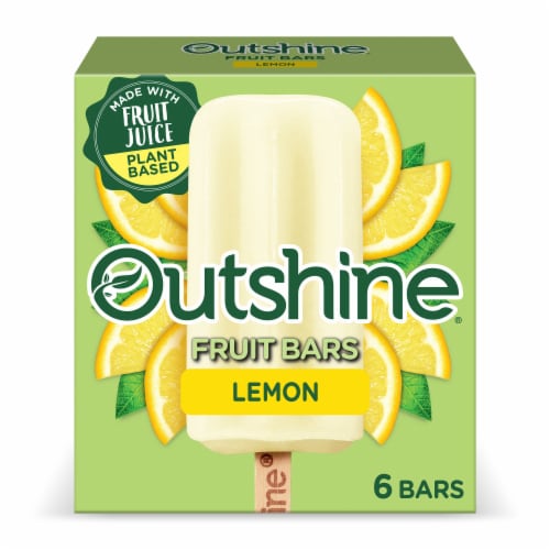 Outshine® Lemon Fruit Bars Perspective: back