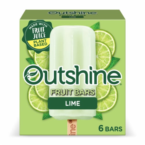 Outshine® Lime Fruit Bars Perspective: back