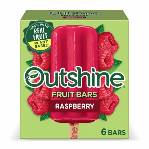 Outshine® Raspberry Fruit Bars Perspective: back