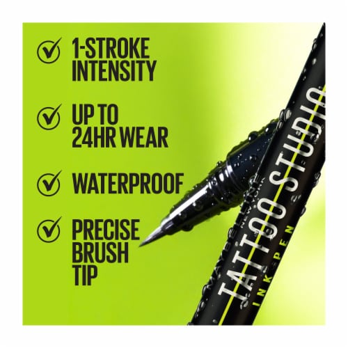 Maybelline Tattoo Studio Eyeliner Ink Pen 880 Jet Black Perspective: back