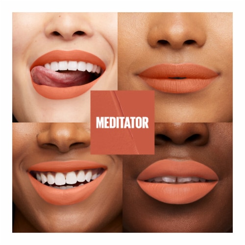 Maybelline Super Stay Matte Ink Liquid Lipcolor Moodmakers Meditator Perspective: back