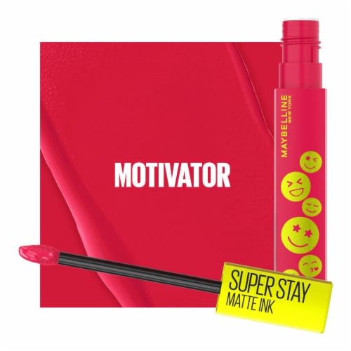 Maybelline Super Stay Matte Ink Liquid Lipcolor Moodmakers Motivator Perspective: back