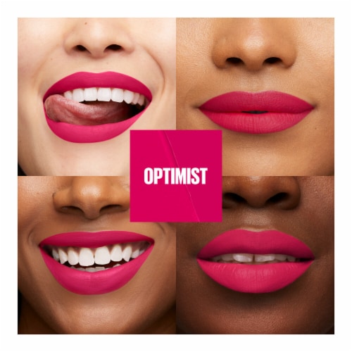 Maybelline Super Stay Matte Ink Liquid Lipcolor Moodmakers Optimist Perspective: back