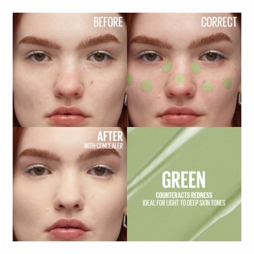 Maybelline Instant Age Rewind Eraser Concealer Color Correcting 151 Green Perspective: back