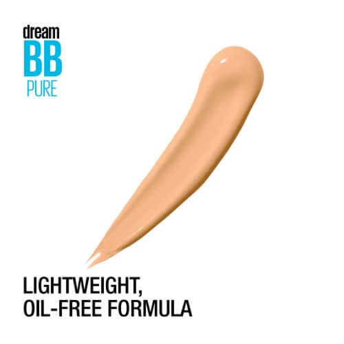 Maybelline New York Dream Pure Light/Medium BB Cream 8-in-1 Skin Perfector Perspective: back