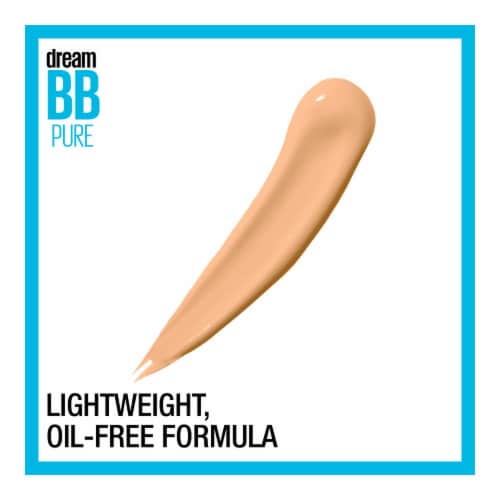 Maybelline Dream Pure BB Cream 8-in-1 Skin Perfector 110 Light/Medium Perspective: back