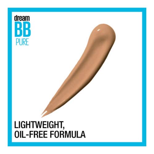 Maybelline Dream Pure BB Cream 8-in-1 Skin Perfector 130 Medium/Deep Perspective: back