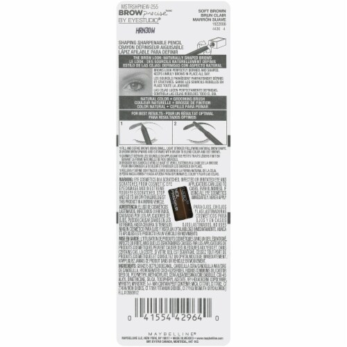 Maybelline Brow Precise Shaping Pencil - Soft Brown Perspective: back
