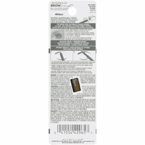 Maybelline Brow Precise Blonde Shaping Pencil Perspective: back