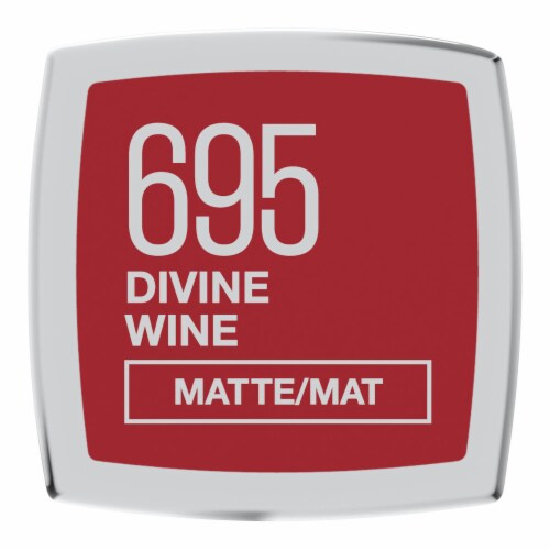 Maybelline Color Sensational Lipstick The Mattes 695 Divine Wine Perspective: back