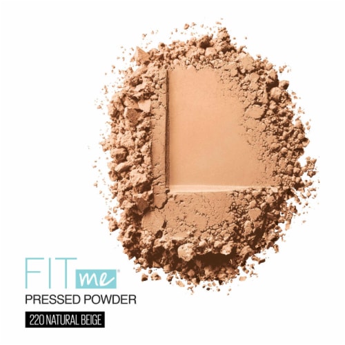 Maybelline Fit Me Matte + Poreless Pressed Face Powder 220 Natural Beige,  0.29 oz - Kroger