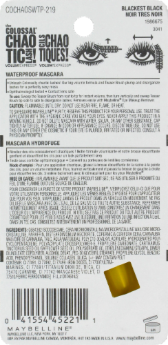 Maybelline The Colossal Chaotic Lash Mascara Blackest Black Perspective: back