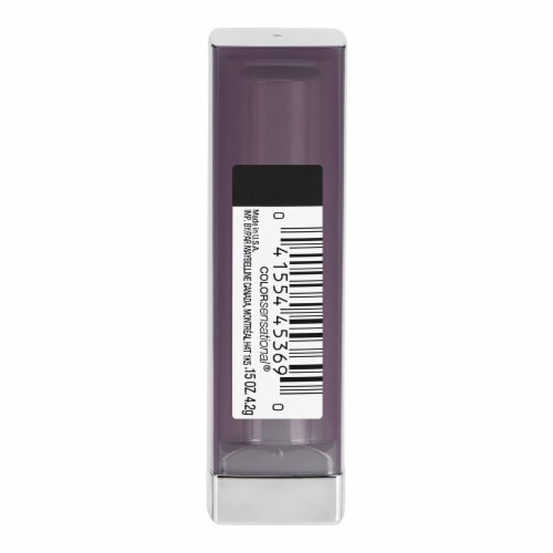 Maybelline New York Color Sensational Burgundy Blush The Mattes Matte Finish Lipstick Makeup Perspective: back