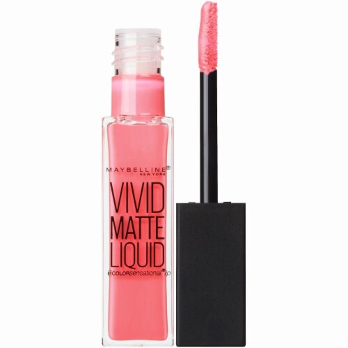 Maybelline Color Sensational Vivid Matte Pink Charge Liquid Lipstick Perspective: back