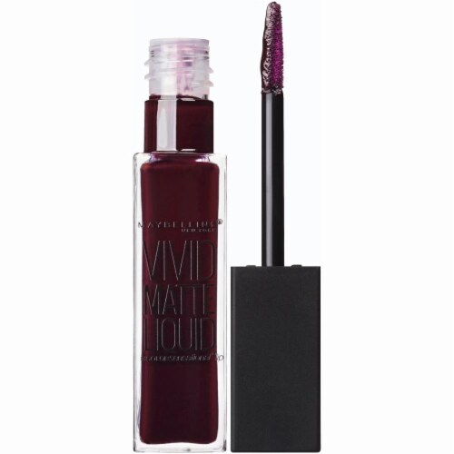 Maybelline New York Color Sensational Vivid Matte Liquid Lipstick, 50 Possessed Plum Perspective: back
