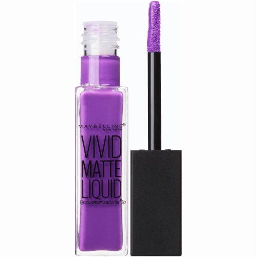 Maybelline Color Sensational Vivid Matte Vivid Violet Liquid Lipstick Perspective: back