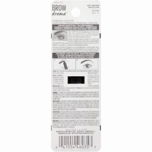 Maybelline Eye Studio Soft Brown Brow Pomade Crayon Perspective: back