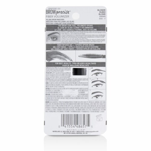 Maybelline® Eye Studio 250 Blonde Brow Precise™ Fiber Voluminizer Perspective: back