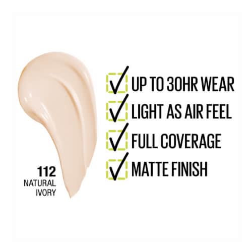 Maybelline® Natural Ivory SuperStay® Full Coverage Liquid Foundation Perspective: back