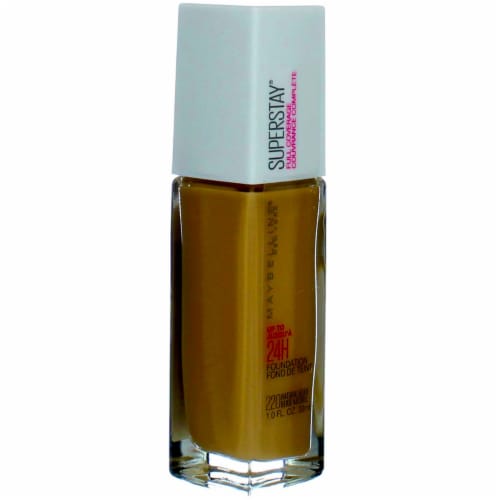 Maybelline Superstay 220 Natural Beige 24-Hour Full Coverage Liquid Foundation Perspective: back